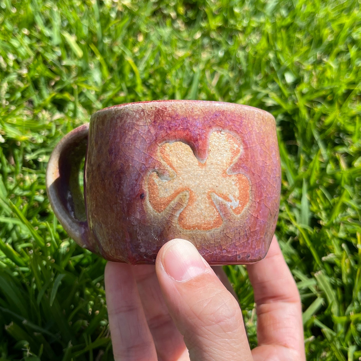 fleur espresso mug